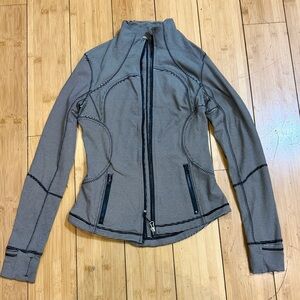 lululemon athletica Black & White Striped Utility Jacket